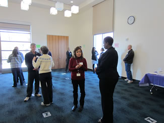 Photo of Green ambassadors during a training exercise.