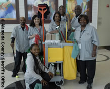 Photo of janitors from the Juvenile Justice Center.